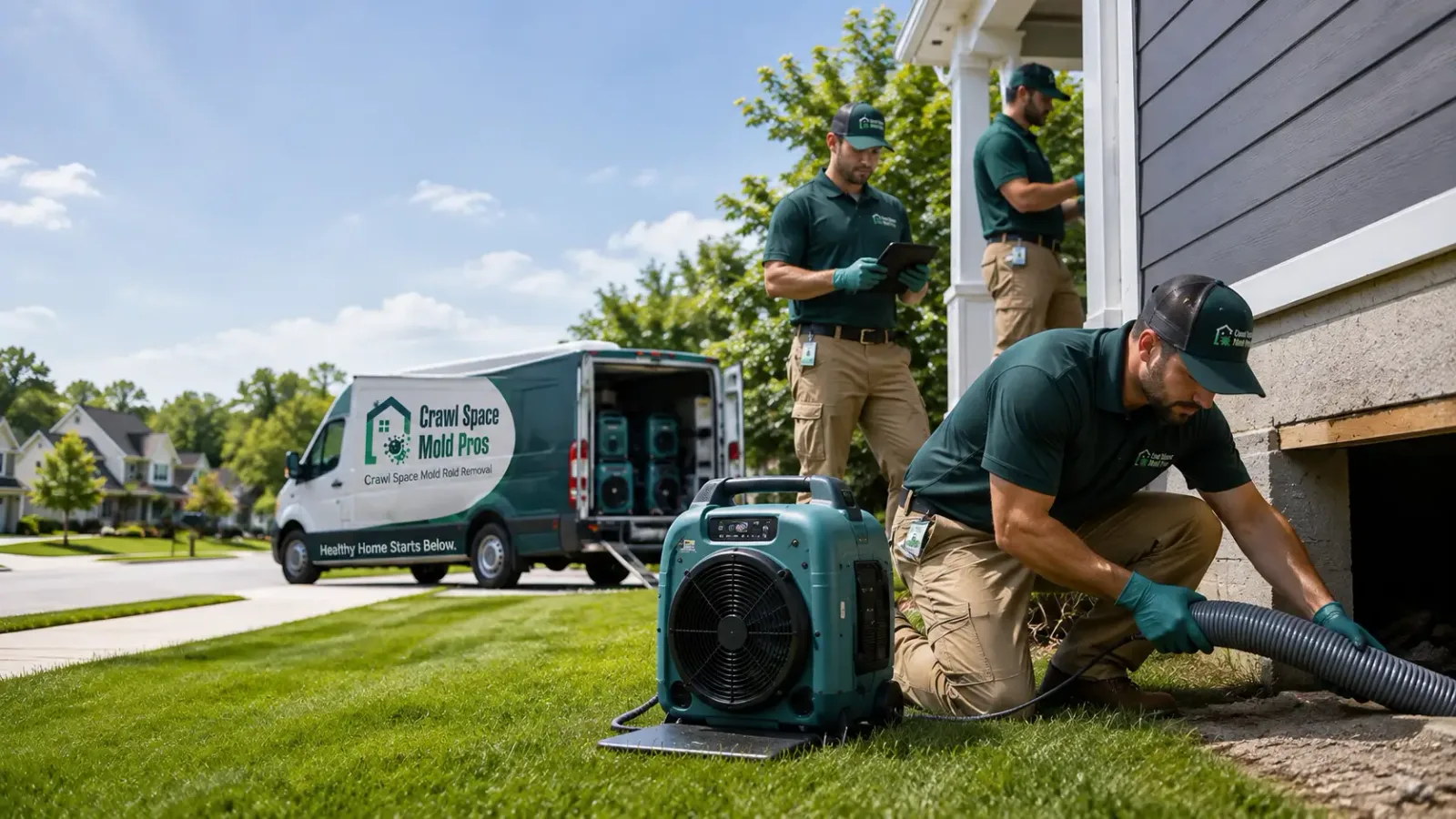 Crawl Space Mold Removal in Oak City, UT